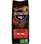 Destination Koffie stretto gemalen bio (250g) 250g thumb