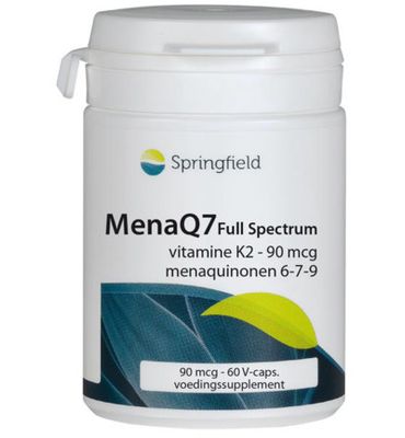 Springfield MenaQ7 Full Spectrum vitamine K2 90 mcg (60vc) 60vc