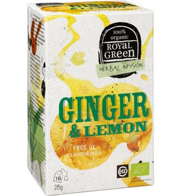 Royal Green Ginger & lemon bio (16st) 16st