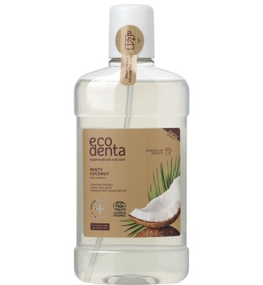 Ecodenta Mondwater munt kokos (500ml) 500ml