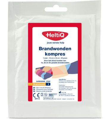 HeltiQ Brandwondenkompres (1st) 1st