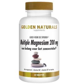Golden Naturals Golden Naturals Multiple magnesium 200 mg (60vc)