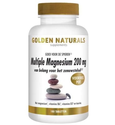 Golden Naturals Multiple magnesium 200 mg (180tb) 180tb