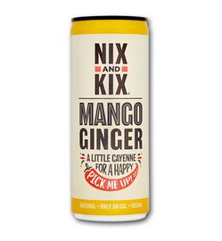 Nix & Kix Nix & Kix Mango ginger blikje (250ml)