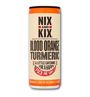 Nix & Kix Blood orange turmeric blik (250ml) 250ml
