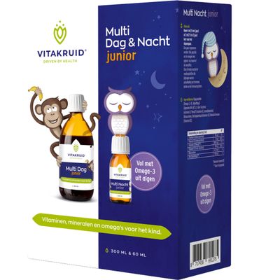 Vitakruid Multi dag & nacht junior (300+60ml) 300+60ml