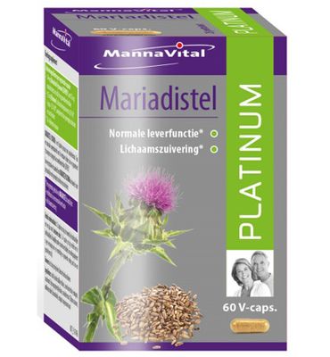 Mannavital Mariadistel platinum (60vc) 60vc