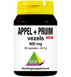 SNP Snp Appel pruim vezels 600 mg puur (60ca)
