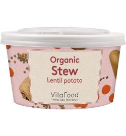Vitafood Vitafood Stamppot linzen aardappel bio (58g)