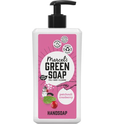 Marcel's Green Soap Handzeep patchouli & cranberry (500ml) 500ml