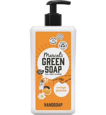 Marcel's Green Soap Handzeep sinaasappel & jasmijn (500ml) 500ml