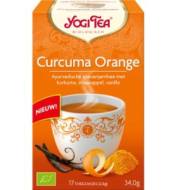 Yogi Tea Yogi Tea Turmeric/curcuma orange bio (17st)