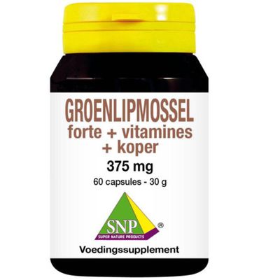 Snp Groenlipmossel forte + vitamines + koper (60ca) 60ca