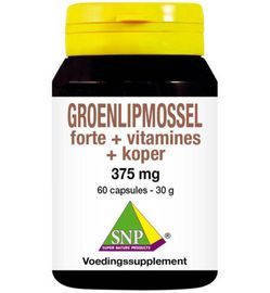 SNP Snp Groenlipmossel forte + vitamines + koper (60ca)