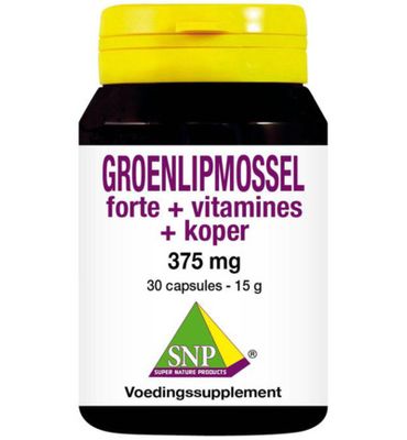 Snp Groenlipmossel forte + vitamines + koper (30ca) 30ca