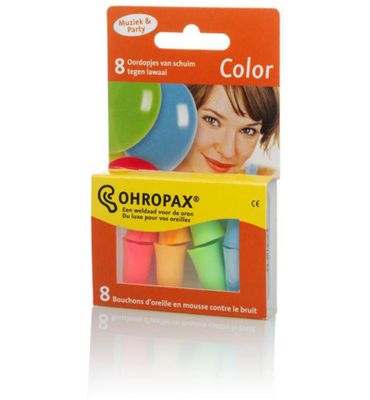 Ohropax Oordopjes geluiddempend color (8st) 8st
