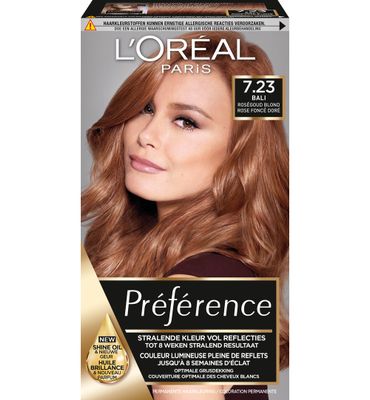 L'Oréal Preference rosegold 7.23 blond (1set) 1set