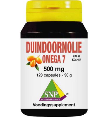 Snp Duindoorn olie omega 7 halal kosher 500 mg (120ca) 120ca