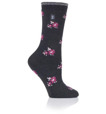 Heat Holders Ladies ultra lite socks maat 4-8 bellis charcoal (1paar) 1paar