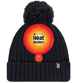 Heat Holders Heat Holders Ladies pom pom hat arden black one size (1st)