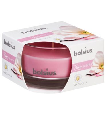 Bolsius True Scents geurglas 50/80 magnolia (1st) 1st
