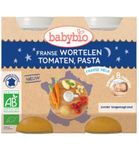 Babybio Wortel tomaat pasta 200 gram bio (2x200g) 2x200g thumb