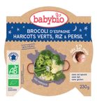 Babybio Mon petit plat broccoli princessenbonen rijst bio (230g) 230g thumb