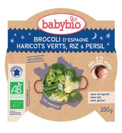 Babybio Babybio Mon petit plat broccoli princessenbonen rijst bio (230g)