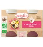 Babybio Dessert appel pruim 130 gram bio (2x130g) 2x130g thumb
