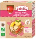Babybio Appel abrikoos banaan 90 gram bio (4x90g) 4x90g thumb