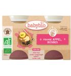 Babybio Dessert appel bosbes 130 gram bio (2x130g) 2x130g thumb