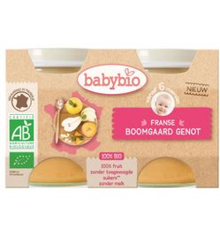 Babybio Babybio Dessert fruitlekkernij 130 gram bio (2x130g)