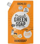 Marcel's Green Soap Handzeep sinaasappel & jasmijn navul (500ml) 500ml thumb