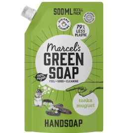 Marcel's Green Soap Marcel's Green Soap Handzeep tonka & muguet navul (500ml)
