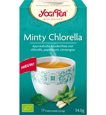 Yogi Tea Minty chlorella bio (17st) 17st