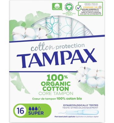 Tampax Tampons cotton super (16st) 16st