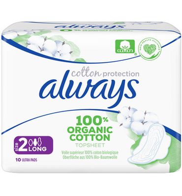 Always Maandverband cotton protect ultra long (10st) 10st