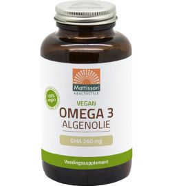 Mattisson Healthstyle Mattisson Healthstyle Vegan omega-3 algenolie DHA 260mg (120vc)
