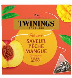 Twinings Twinings Groene thee perzik mango (20st)