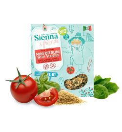 Sienna & Friends Sienna & Friends Mini ditalini met groente bio (350g)