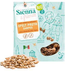 Sienna & Friends Sienna & Friends Semi-volkoren spelt pasta bio (250g)