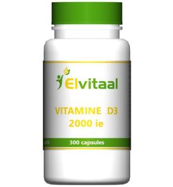 Elvitaal/Elvitum Elvitaal/Elvitum Vitamine D3 2000IE (300ca)