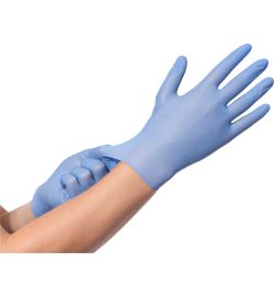 Comforties Comforties Soft gloves blauw S (100st)