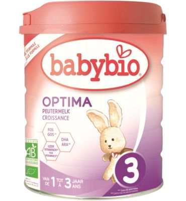 Babybio Optima 3 biologische peutermelk vanaf 10 maanden (800g) 800g