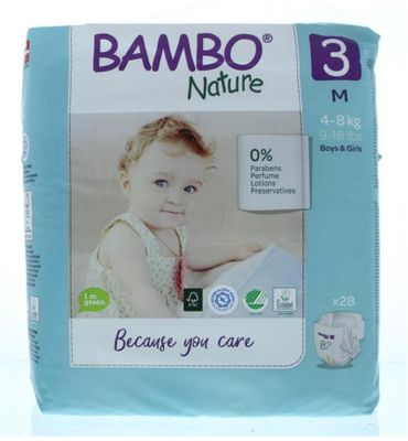 Bambo Nature Babyluier midi 3 4-8kg (28st) 28st