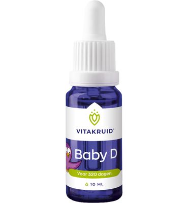 Vitakruid Vitamine D baby druppels (10ml) 10ml