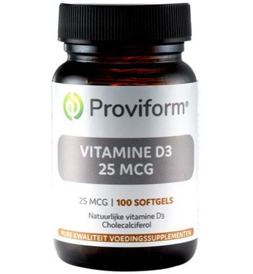 Proviform Vitamine D3 25mcg (100sft) 100sft