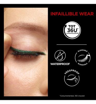L'Oréal Paris infaillible grip gel automatic eyeliner zwart (1st) 1st