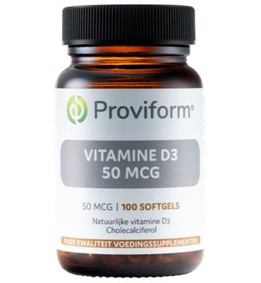 Proviform Vitamine D3 50mcg (100sft) 100sft