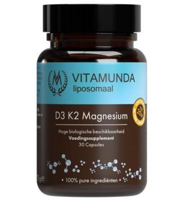 Vitamunda Liposomale magnesium D3 K2 vegan (30ca) 30ca